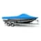 Eevelle Boat Cover ALUMINUM FISHING High Windshield, Outboard Fits 12ft 6in L up to 88in W Royal SCAFH1288B-RYL - alternate 1
